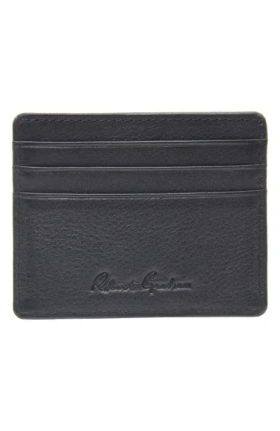 Robert Graham Anne Two-tone Card Case In Blue