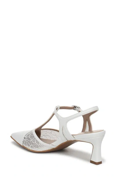 Naturalizer Torin T-strap Heel In White