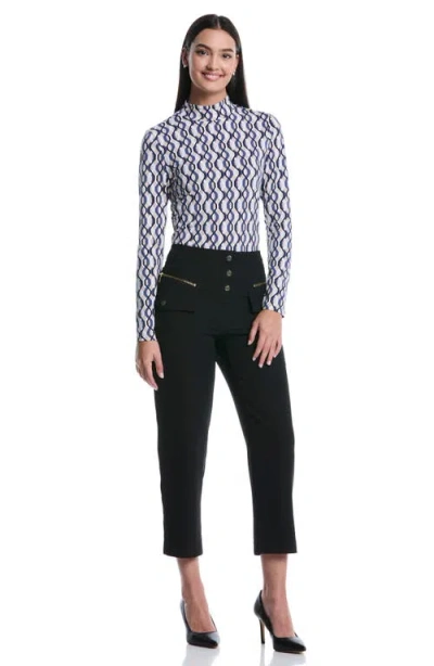 Laundry By Shelli Segal Tapered Cargo Pants In Black