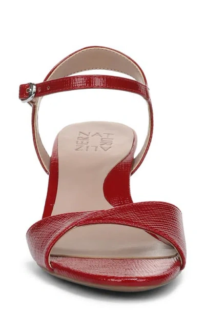 Naturalizer Wide Width Nyla Sandal In Burgundy