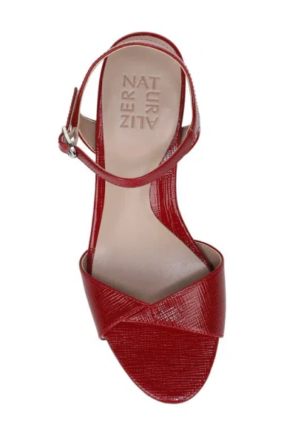 Naturalizer Wide Width Nyla Sandal In Burgundy