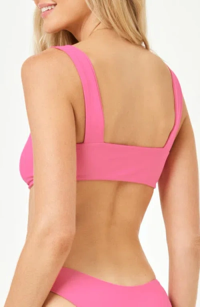 L*space Lspace Willow Bikini Top In Pink
