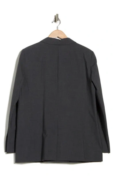 Twp Tabitha Double Breasted Wool Blend Blazer In Gray