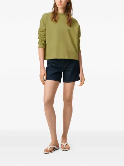 Ami Alexandre Mattiussi Ami Paris Ami Paris De Coeur Matcha Sweatshirt In Green