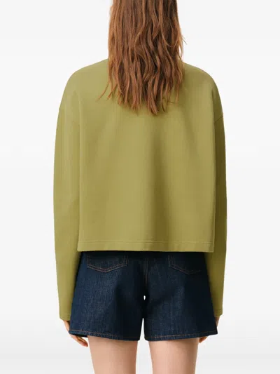 Ami Alexandre Mattiussi Ami Paris Ami Paris De Coeur Matcha Sweatshirt In Green