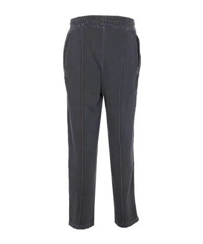 Family First Elastic Drawstring Sweatpants In Black