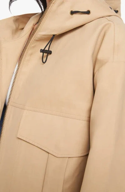 Mother The Light Drizzle Take A Raincheck Jacket In Brown