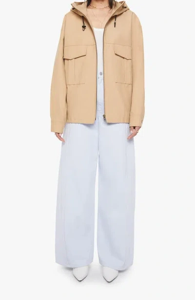Mother The Light Drizzle Take A Raincheck Jacket In Brown