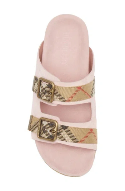 Burberry Urchin Slide Sandal In Pink