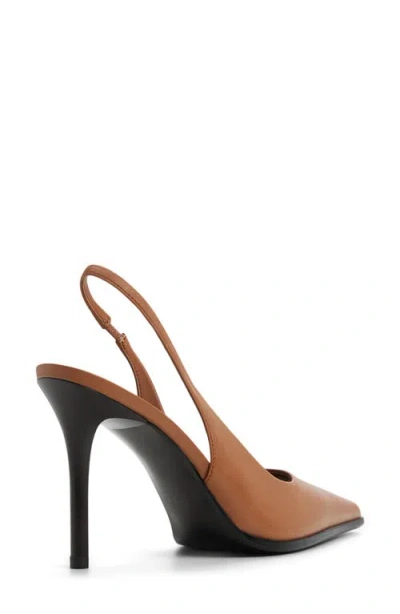 Aldo Re Samantha Slingback Pump In Brown