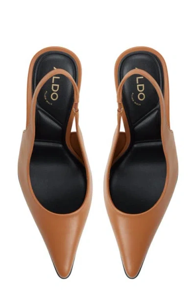 Aldo Re Samantha Slingback Pump In Brown
