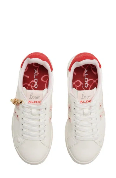 Aldo Adores Platform Sneaker In White