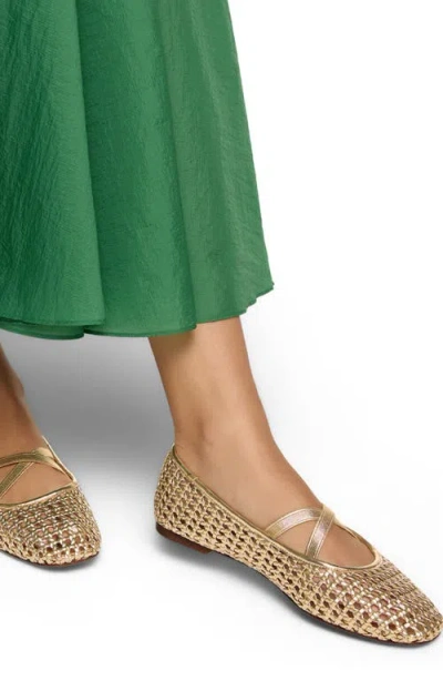 Aldo Cornelia Ballet Flat In Gold