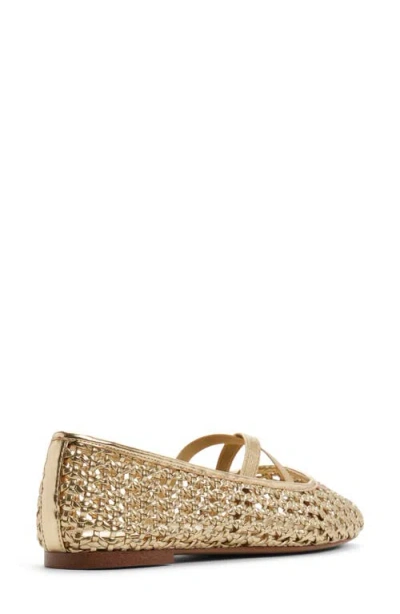 Aldo Cornelia Ballet Flat In Gold