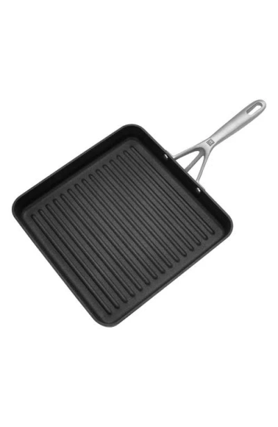 Zwilling Motion Hard Anodized Nonstick Grill Pan In Black