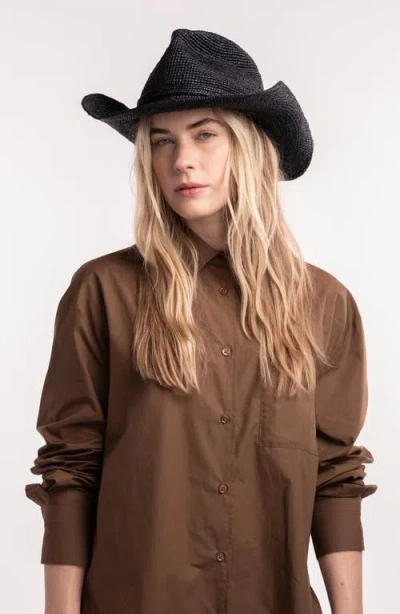 Janessa Leone Sacha Hat In Neutral