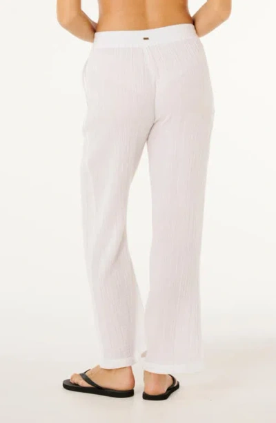 Rip Curl Premium Surf Cotton Pants In White