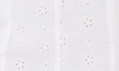 Rip Curl Oasis Broderie Sleeveless Minidress In White