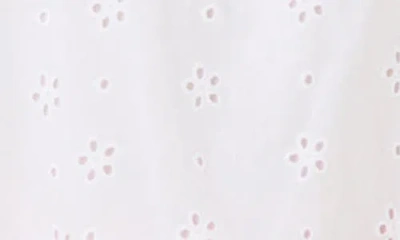 Rip Curl Oasis Floral Broderie Crop Camisole In White