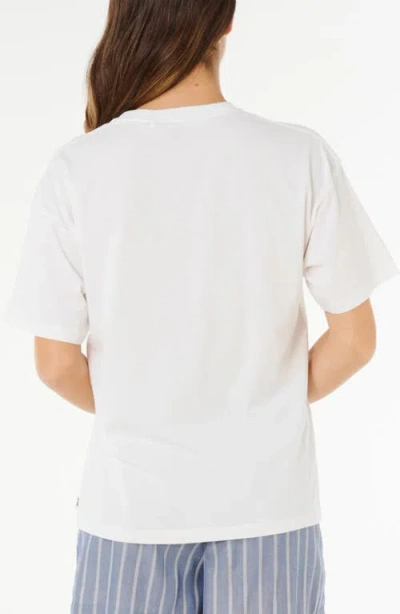 Rip Curl Pacific Coast Heritage Relaxed Graphic T-shirt In Neutral