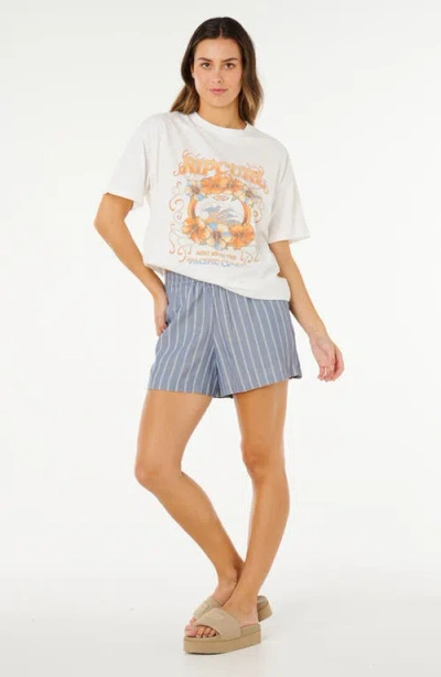 Rip Curl Pacific Coast Heritage Relaxed Graphic T-shirt In Neutral