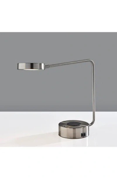 Adesso Lighting Viper Supercharger Led Desk Lamp In Silver