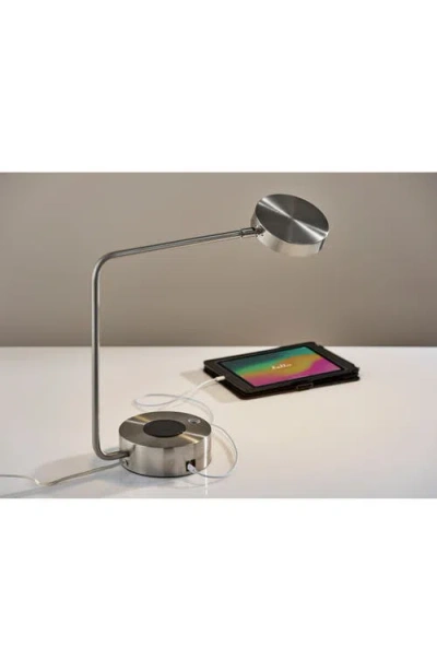 Adesso Lighting Viper Supercharger Led Desk Lamp In Silver