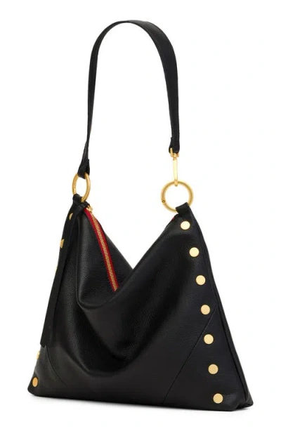 Hammitt Large Kyle Leather Shoulder Bag In Black