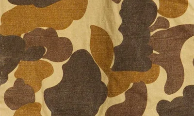 Rta Lorenzo Oversize Military Camo Jacket In Brown