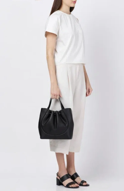 Behno Katrina Pebble Leather Satchel In Red