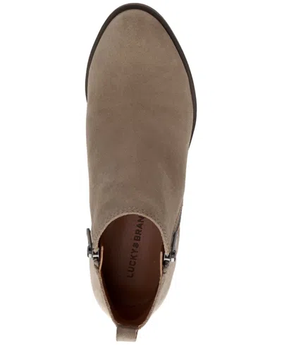Lucky Brand Basel Bootie In Brown