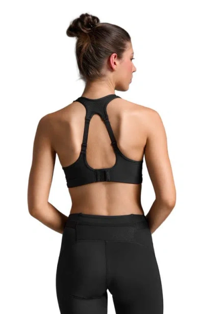 2xu Aero Mesh Medium Impact Bra In Black