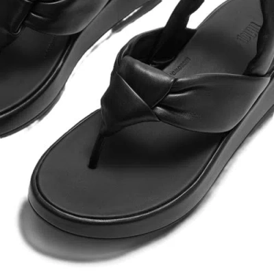 Fitflop F Mode Knot Sandals In Black
