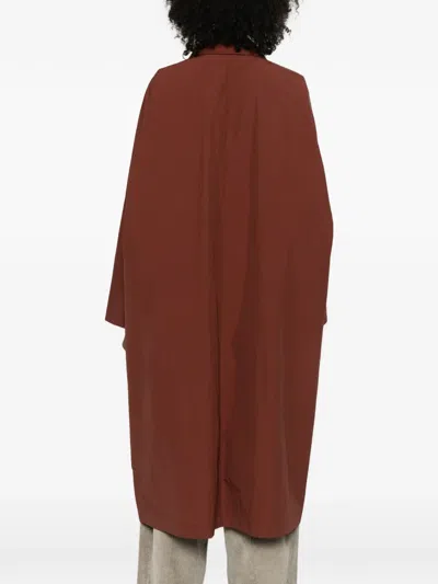 Cordera Collar Coat In Red