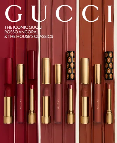 Gucci Rouge A Levres Long-lasting Matte Lipstick In Brown