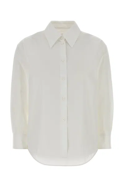 Jil Sander Women White Poplin Shirt In White