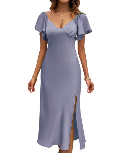 Gvibi Midi Dress In Purple