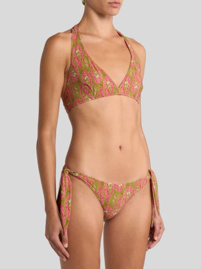 Etro Paisley-pattern Bikini In Multi