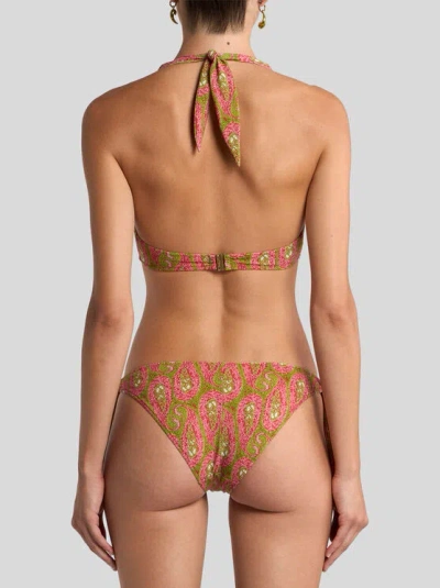 Etro Paisley-pattern Bikini In Multi