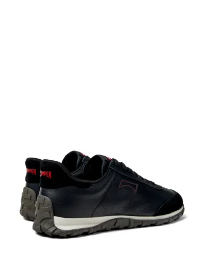 Camper Smooth Leather Drift Walk Sneakers In Black