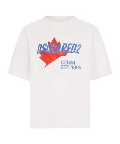 Dsquared2 Graphic-print T-shirt In White