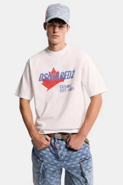 Dsquared2 Graphic-print T-shirt In White