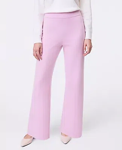 Ann Taylor Weekend Collection Pull-on Wide-leg Sweater Pant