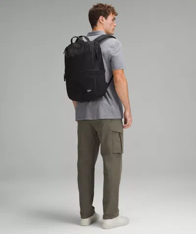 Lululemon Double-zip Backpack 22l In Black