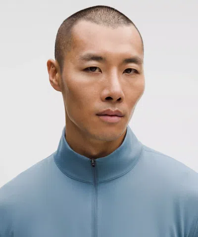 Lululemon Soft Jersey Half Zip In Blue