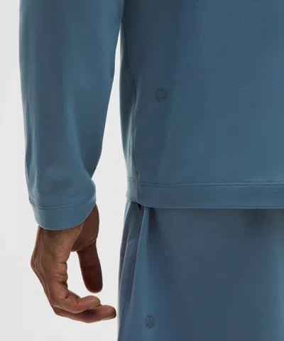 Lululemon Soft Jersey Half Zip In Blue