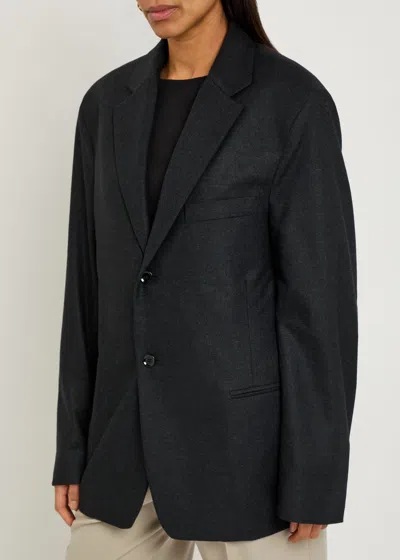 Lemaire Cashmere-blend Blazer In Gray