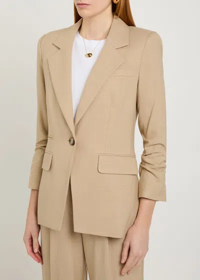 Veronica Beard Battista Dickey Jacket In Stone Khaki In Neutral