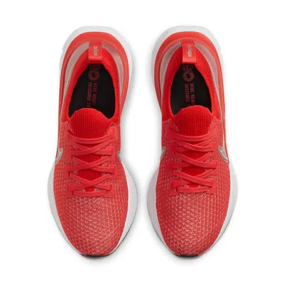 Nike React Infinity Run Flyknit Sneakers In Red