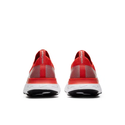 Nike React Infinity Run Flyknit Sneakers In Red